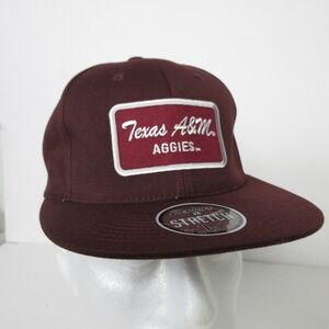 Zephyr Texas A&M Aggies Logo‎ Trucker Hat Cap Stretch Size Large Maroon NCAA